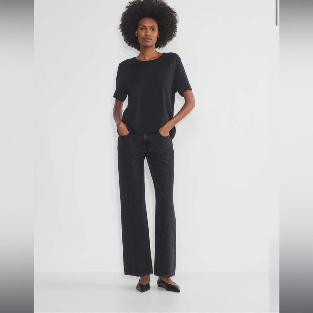 Aritzia Farrah low rise wide jean